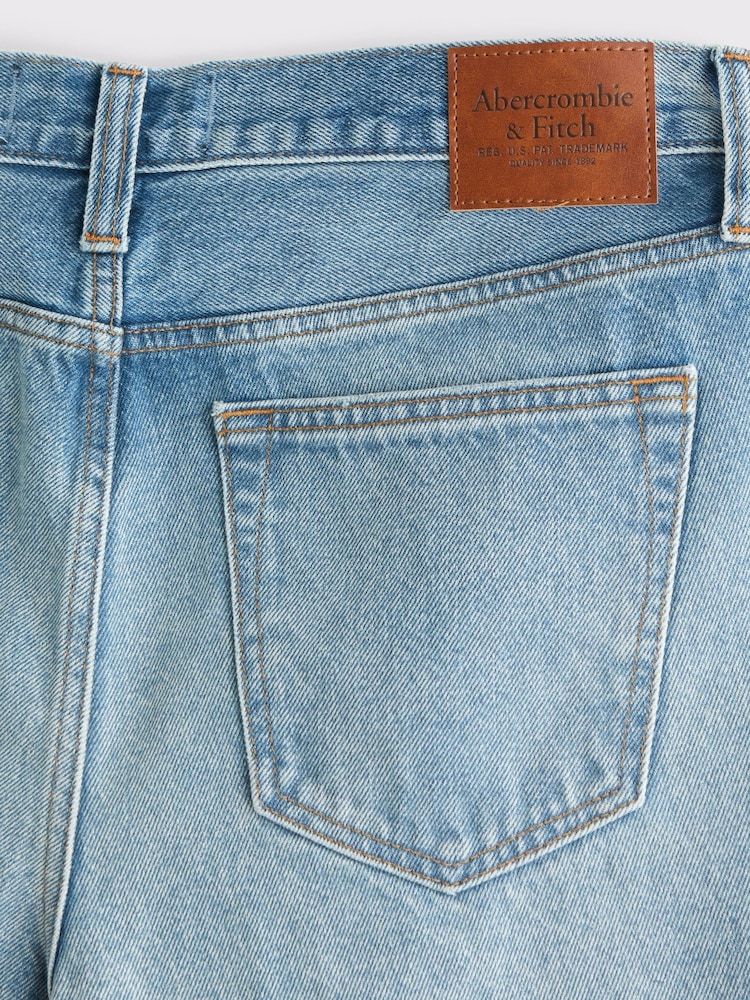Abercrombie & Fitch Blue Baggy Jorts - Image 2 of 2