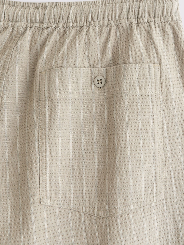 Abercrombie & Fitch Brown Baggy Getaway Beachy Pull-On Trousers - Image 6 of 6