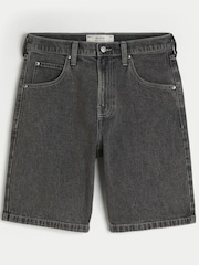 Hollister Black Baggy Shorts - Image 4 of 5