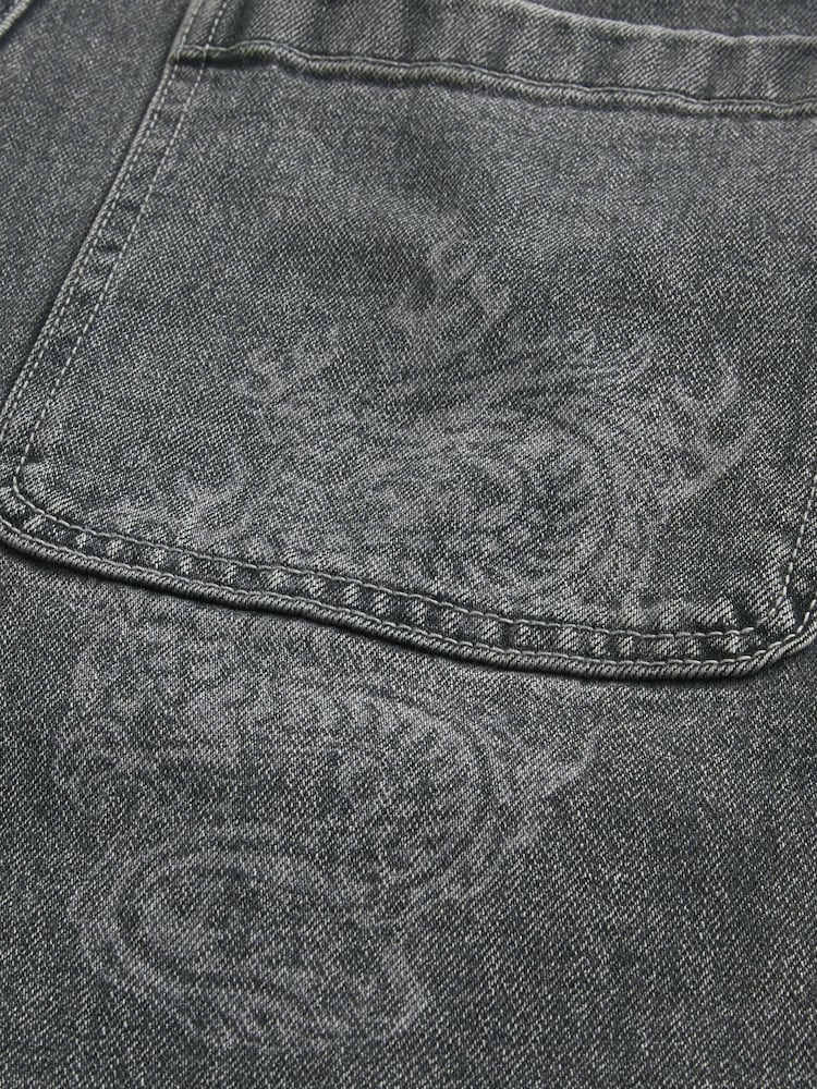 Hollister Black Baggy Shorts - Image 5 of 5