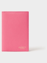 Osprey London Pink The Core Leather Passport Cover - Image 1 of 5