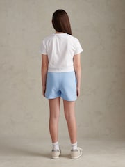 U.S. Polo Assn Blue Twist Front Graphic T-Shirt & Shorts Set - Image 2 of 11