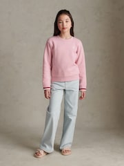 U.S. Polo Assn Pink DHM Logo Crew Sweat Top - Image 3 of 7