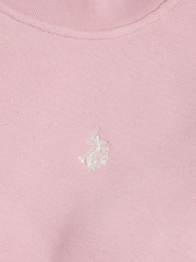 U.S. Polo Assn Pink DHM Logo Crew Sweat Top - Image 7 of 7