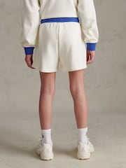 U.S. Polo Assn Cream Colourblock Sweat Shorts - Image 4 of 8