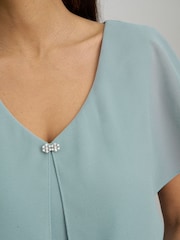 فستان طبقات جورجيت Bella من Gina Bacconi - Image 4 of 7