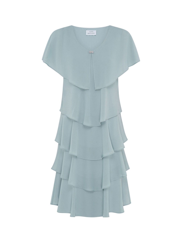 فستان طبقات جورجيت Bella من Gina Bacconi - Image 7 of 7