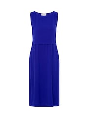 Gina Bacconi Blue Xena Sleeveless Midi Dress - Image 5 of 5