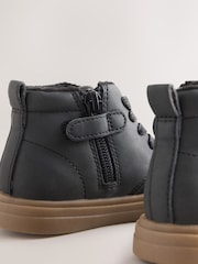 Black Wide Fit (G) Warm Lined Lace up Boots - Image 4 of 5