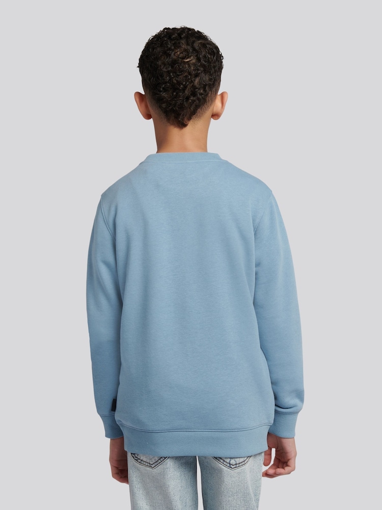 Lee Blue Badge Crew Neck Jumper - Image 2 of 8