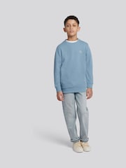 Lee Blue Badge Crew Neck Jumper - Image 3 of 8