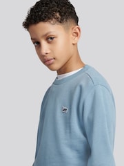 Lee Blue Badge Crew Neck Jumper - Image 5 of 8