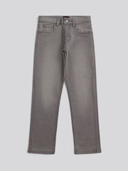 Lee Grey Straight Stretch Fit Daren Jeans - Image 6 of 8
