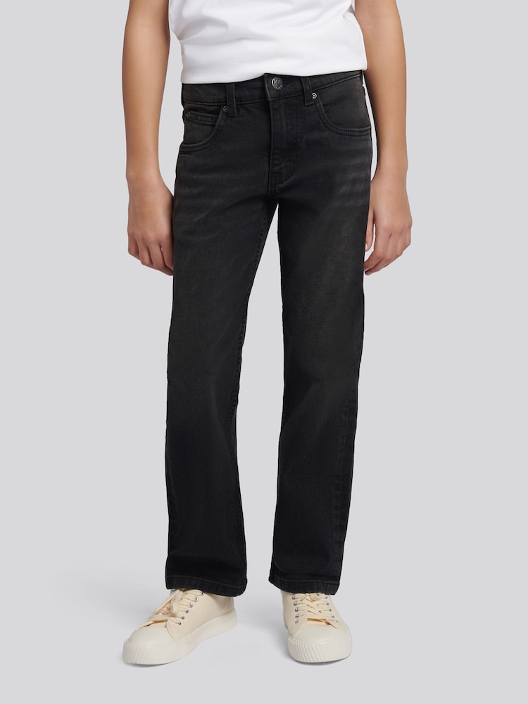 黑色 - Lee West Relaxed Fit West Jeans - 圖片 1/8