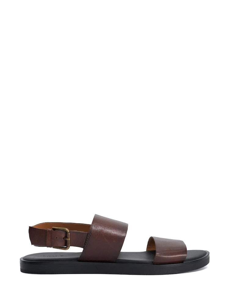 Dune London Brown Issac Smart Sandals - Image 1 of 5