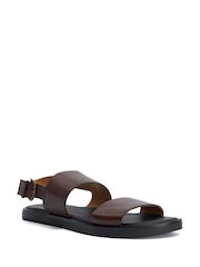 Dune London Brown Issac Smart Sandals - Image 2 of 5