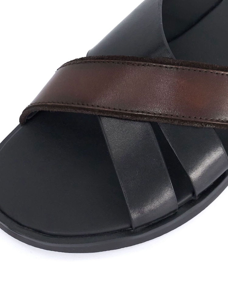 Dune London Black Iker Smart Sandals - Image 6 of 6 Dune London Black Iker Smart Sandals - Image 6 of 6