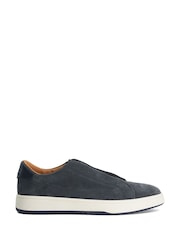 Dune London Blue Troys Wide Fit Trainers - Image 2 of 6
