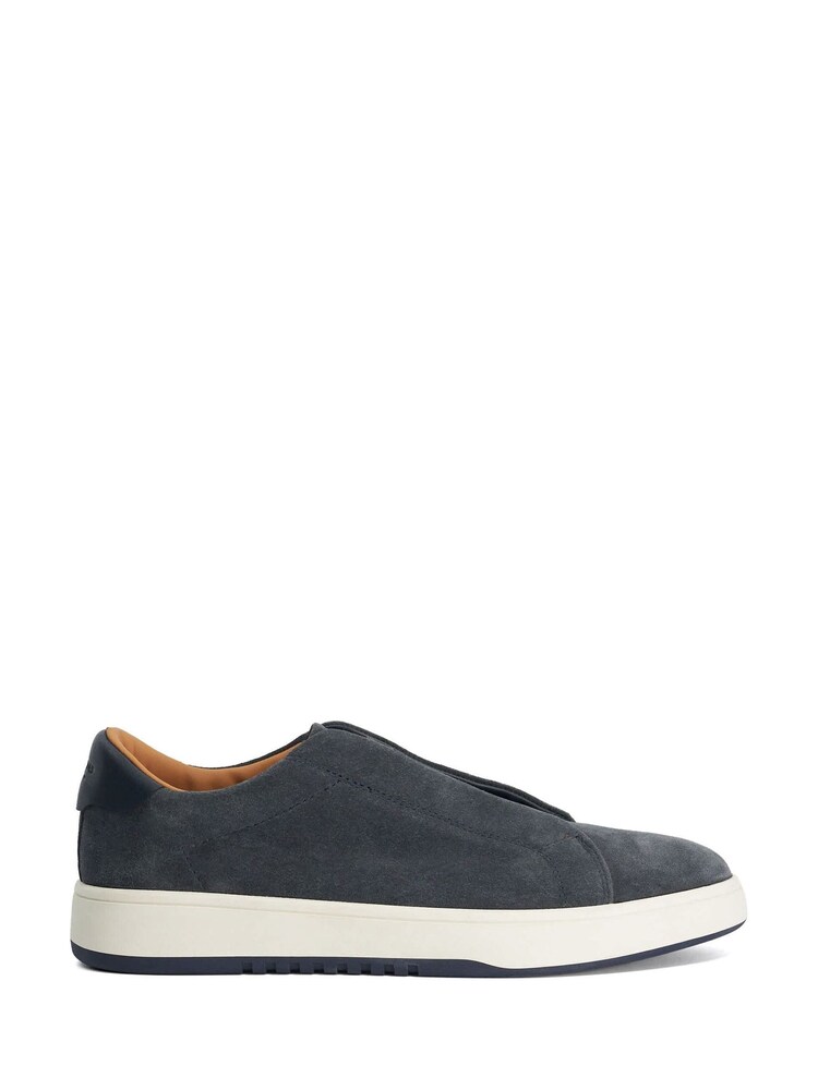 Dune London Blue Troys Wide Fit Trainers - Image 2 of 6