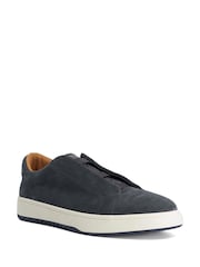 Dune London Blue Troys Wide Fit Trainers - Image 3 of 6