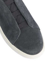 Dune London Blue Troys Wide Fit Trainers - Image 6 of 6