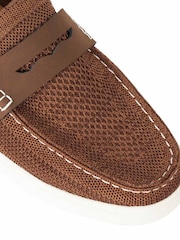 Dune London Brown Benzy Loafers - Image 6 of 6