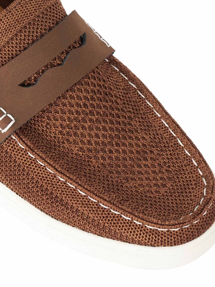 Dune London Brown Benzy Loafers - Image 6 of 6 Dune London Brown Benzy Loafers - Image 6 of 6