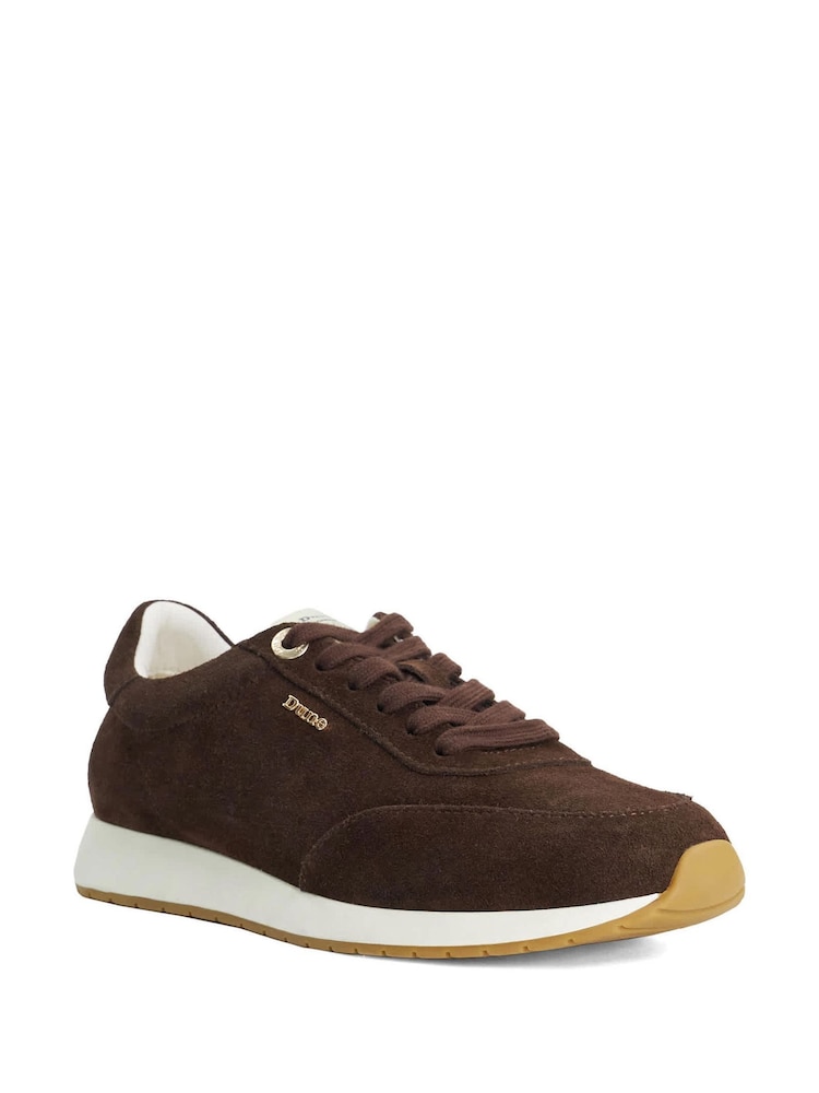 Dune London Brown Ettah Trainers - Image 2 of 5