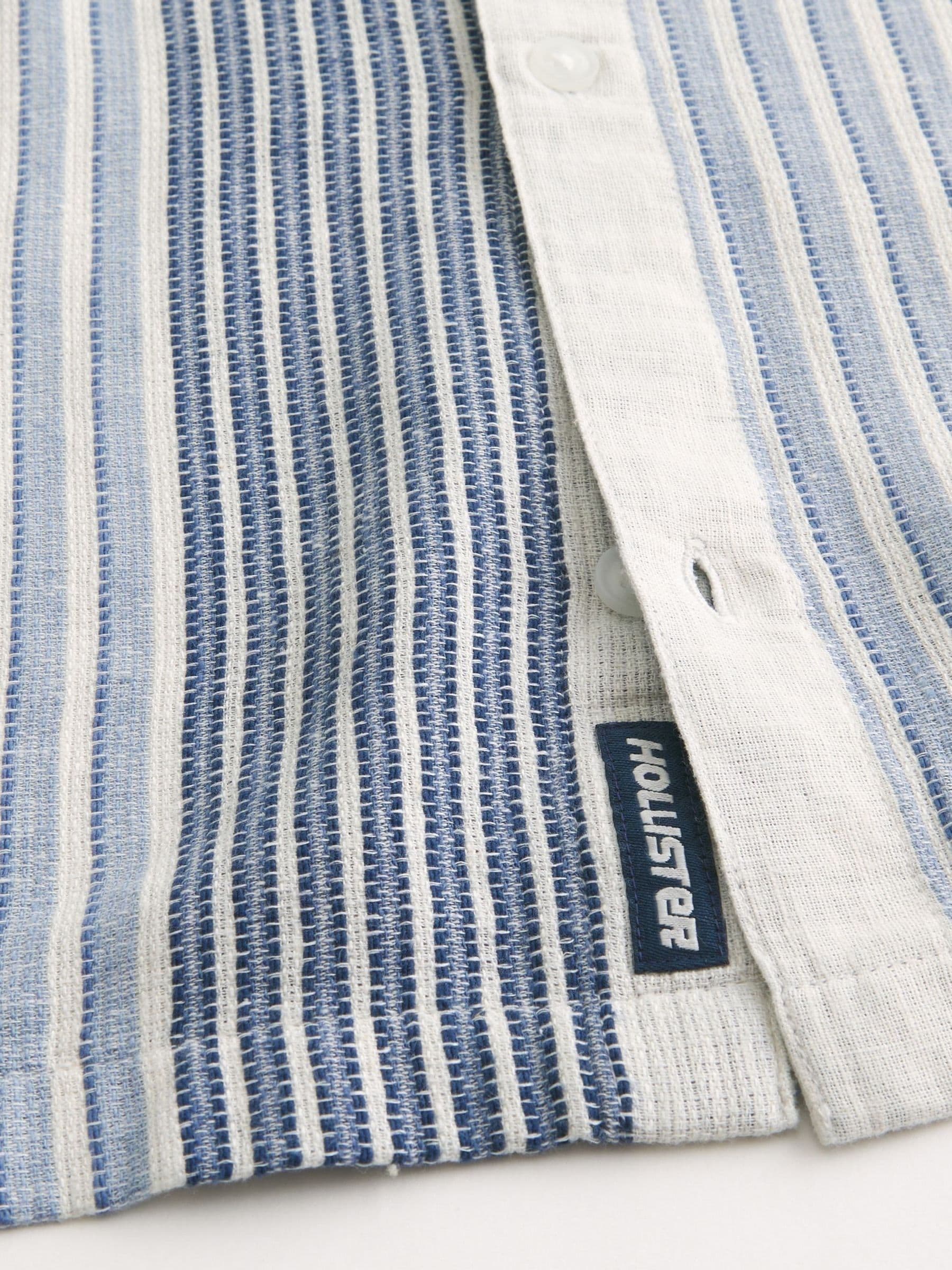 Buy Hollister Blue Stripe Shirt from Next Romania