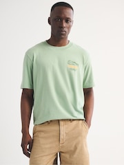 Abercrombie & Fitch Green Summer Beer Tshirt - Image 1 of 6