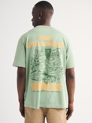 Abercrombie & Fitch Green Summer Beer Tshirt - Image 2 of 6