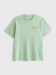 Abercrombie & Fitch Green Summer Beer Tshirt - Image 5 of 6