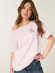 Hollister Pink T-Shirt - Image 1 of 4