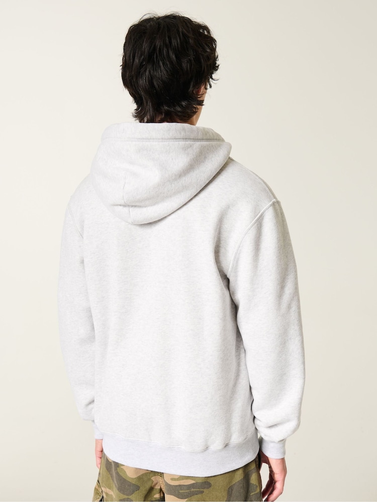Hollister Grey Y2k Hoodie - Image 2 of 5