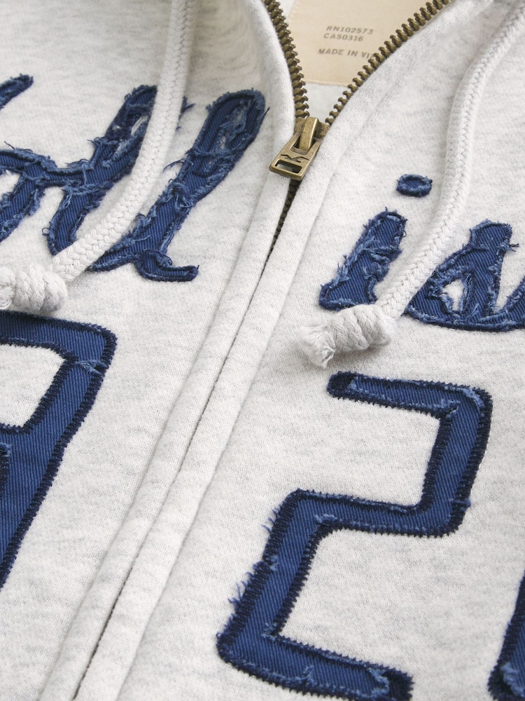 Hollister Grey Y2k Hoodie - Image 5 of 5