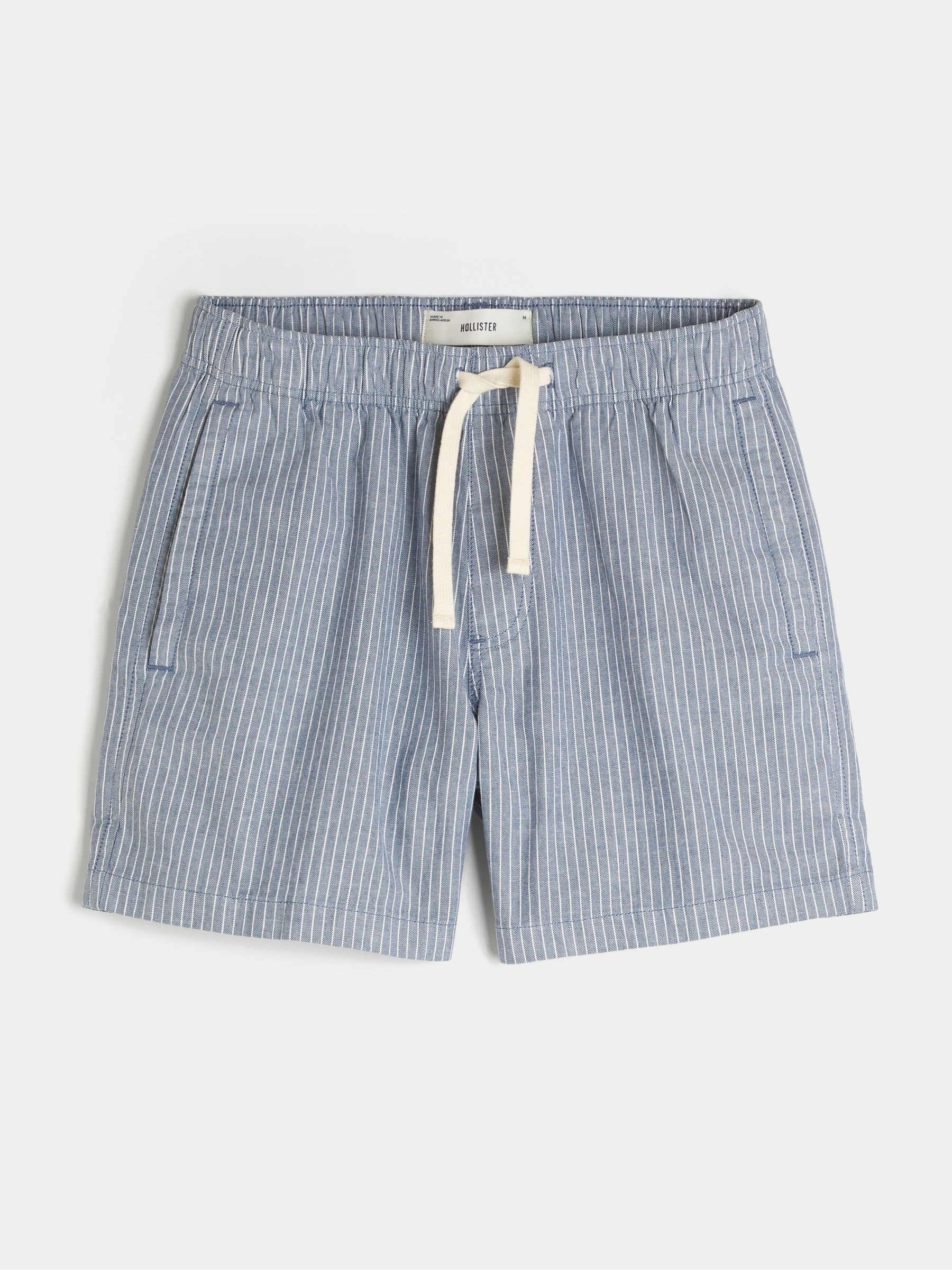 Buy Hollister Blue Mid Thigh Pull On Stripe Shorts from Next USA