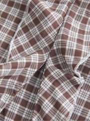 Hollister Brown Ruffle Textured Shirt - Image 4 of 4