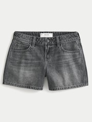 Hollister Grey Low Rise Baggy Shorts - Image 2 of 2