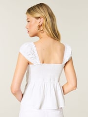Hollister Pintuck Sleeveless Blouse - Imagen 2 de 3