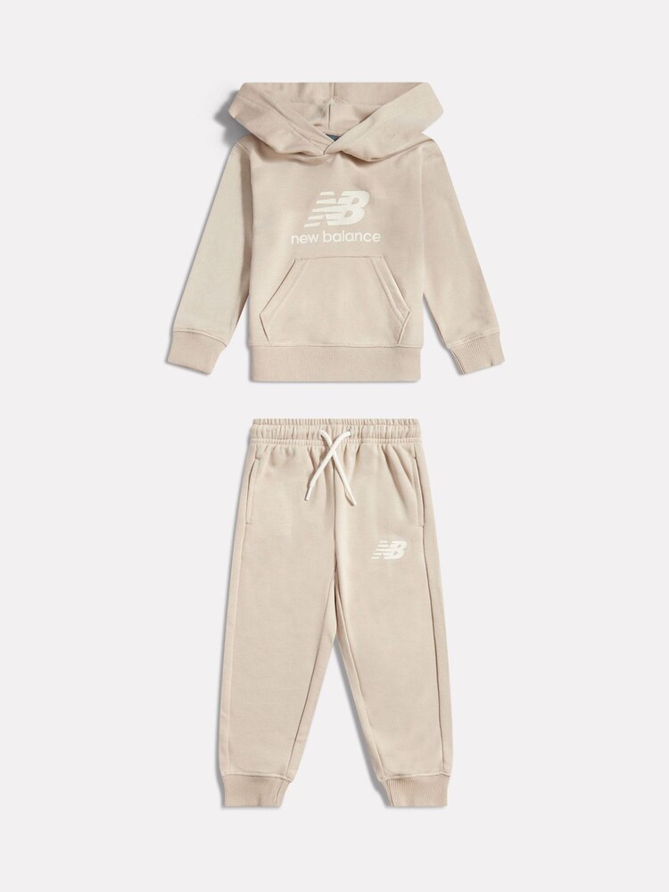 New Balance Natural FT Stacked Logo Hoodie & Joggers Set - Image 1 of 3