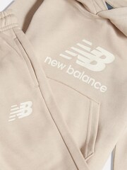 New Balance Natural FT Stacked Logo Hoodie & Joggers Set - Image 3 of 3