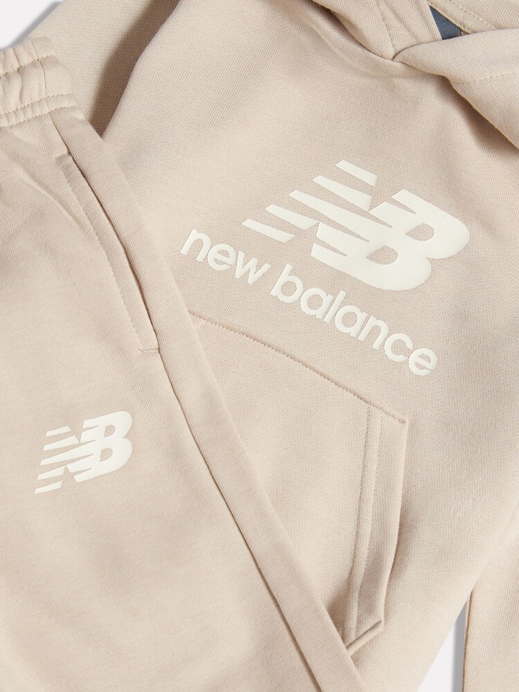 New Balance Natural FT Stacked Logo Hoodie & Joggers Set - Image 3 of 3