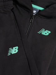 黑色 - New Balance Linear Logo FT Zip Through Hoodie & Joggers Set - 圖片 3/3