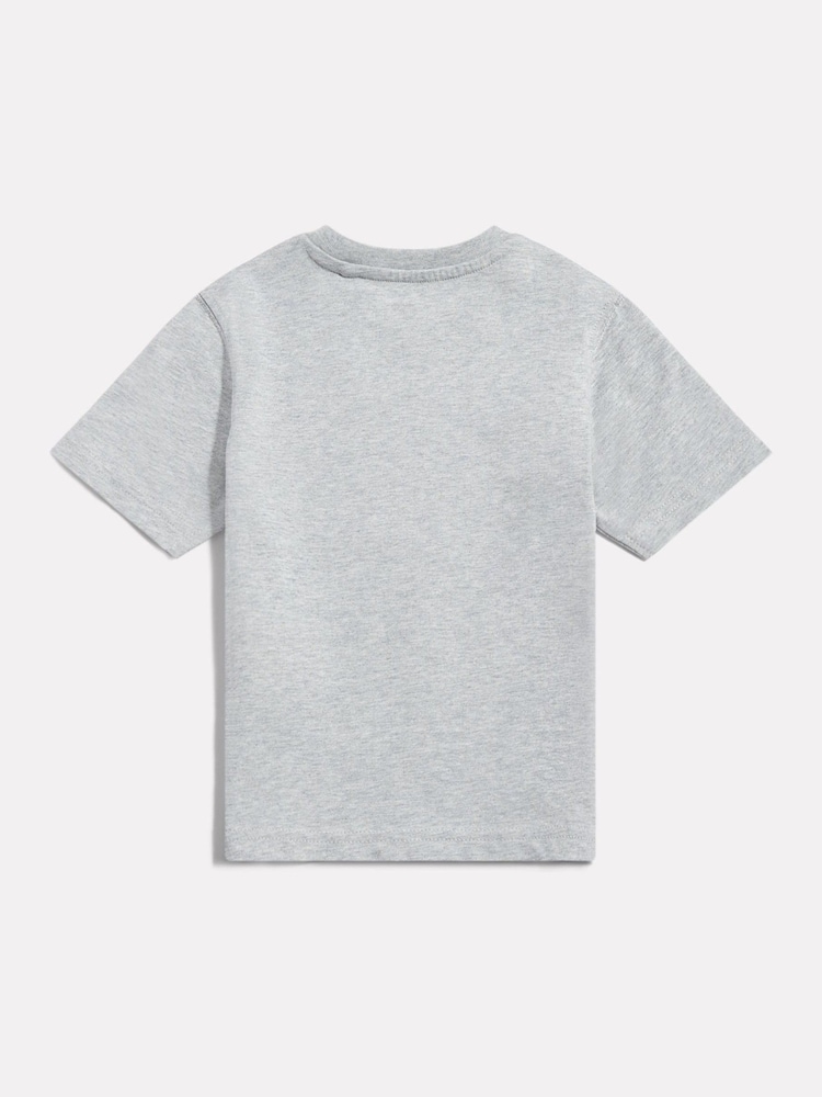 New Balance Grey Stacked Logo T-Shirt - Image 2 of 3