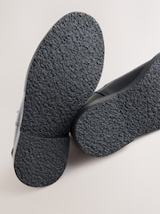 Black Wide Fit (G) Leather Chelsea Boots - Image 5 of 5