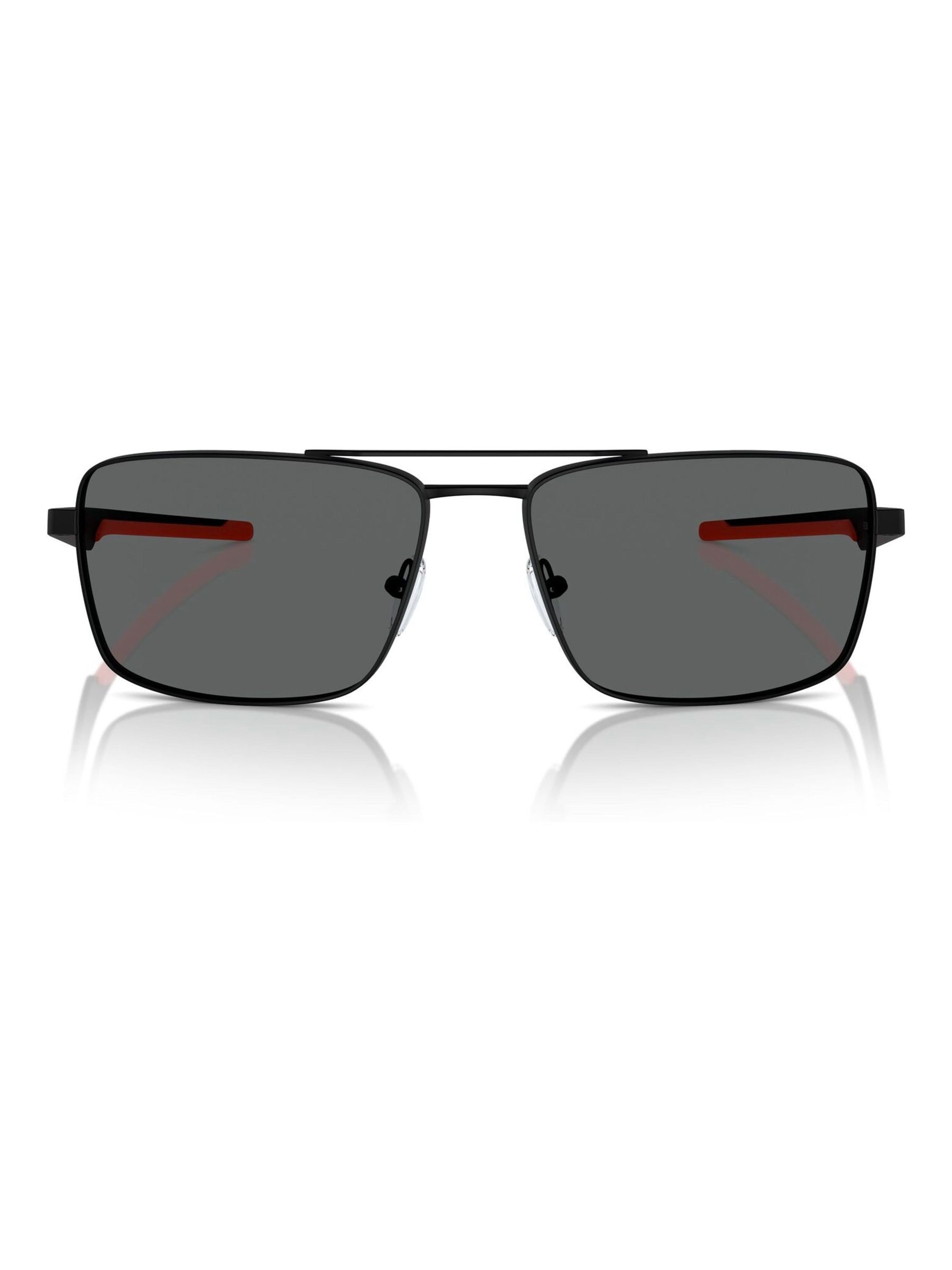 Ferrari Scuderia Men's Black/Grey Fz5001 101/87 Man Sunglasses Metal Squared Normal - Image 2