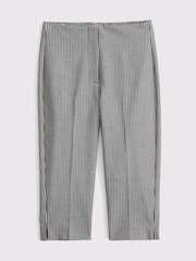 Abercrombie & Fitch Black Highrise Gingham Capri Trousers - Image 1 of 1
