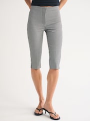 Παντελόνι Capri με ψηλόμεσο σχέδιο Abercrombie & Fitch Gingham - Εικόνα 2 από 6