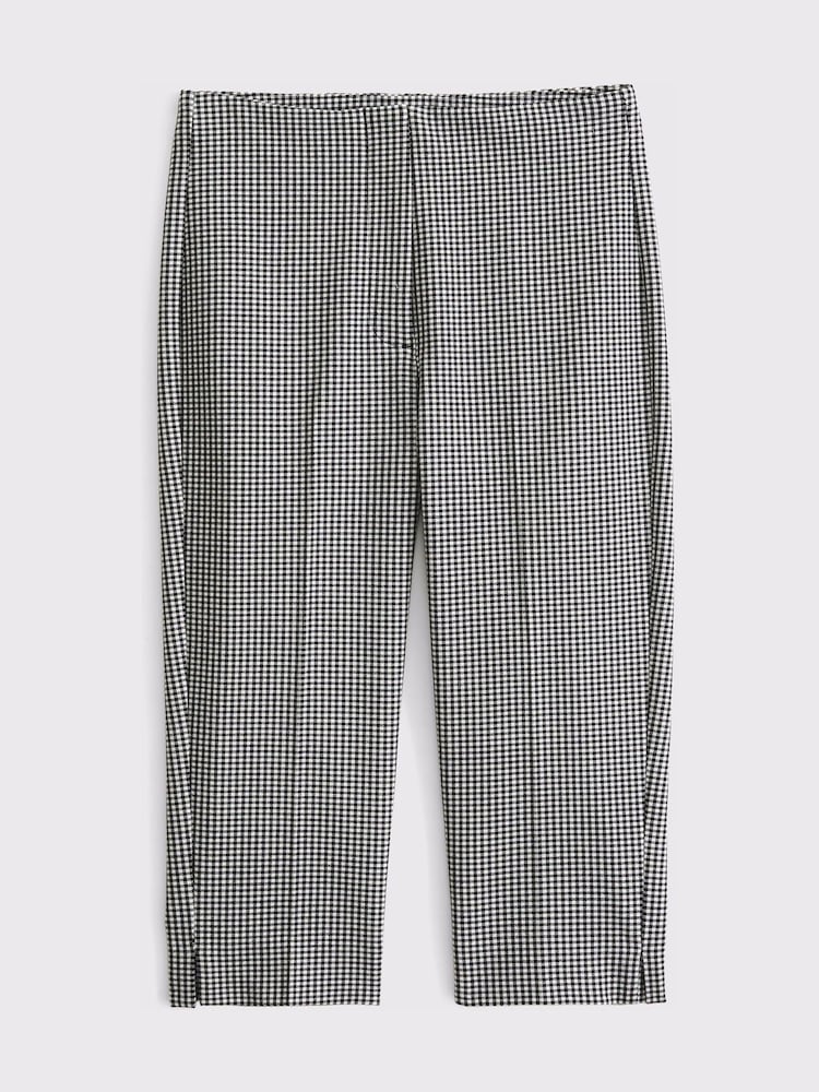 Παντελόνι Capri με ψηλόμεσο σχέδιο Abercrombie & Fitch Gingham - Εικόνα 6 από 6