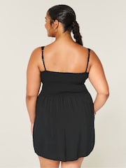 Hollister Black Babydoll Mini Dress - Image 2 of 3